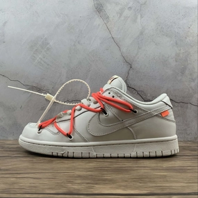 Dunk Low LTHR OW FUTURA Beige CT0856-900 Abrasion Resistant Fabric