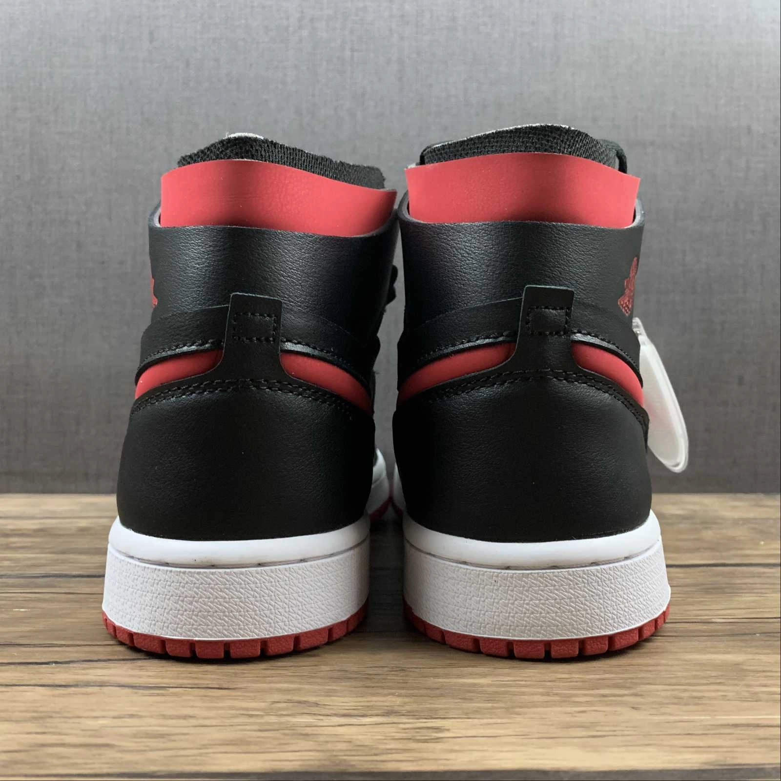 Air Jordan 1 High Zoom Comfort Bred University Red Black White CT0979-006 Thermoplastic Plate Comfort Style