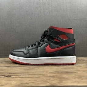 Air Jordan 1 High Zoom Comfort Bred University Red Black White CT0979-006 Run All Day Abrasion Proof Stitching