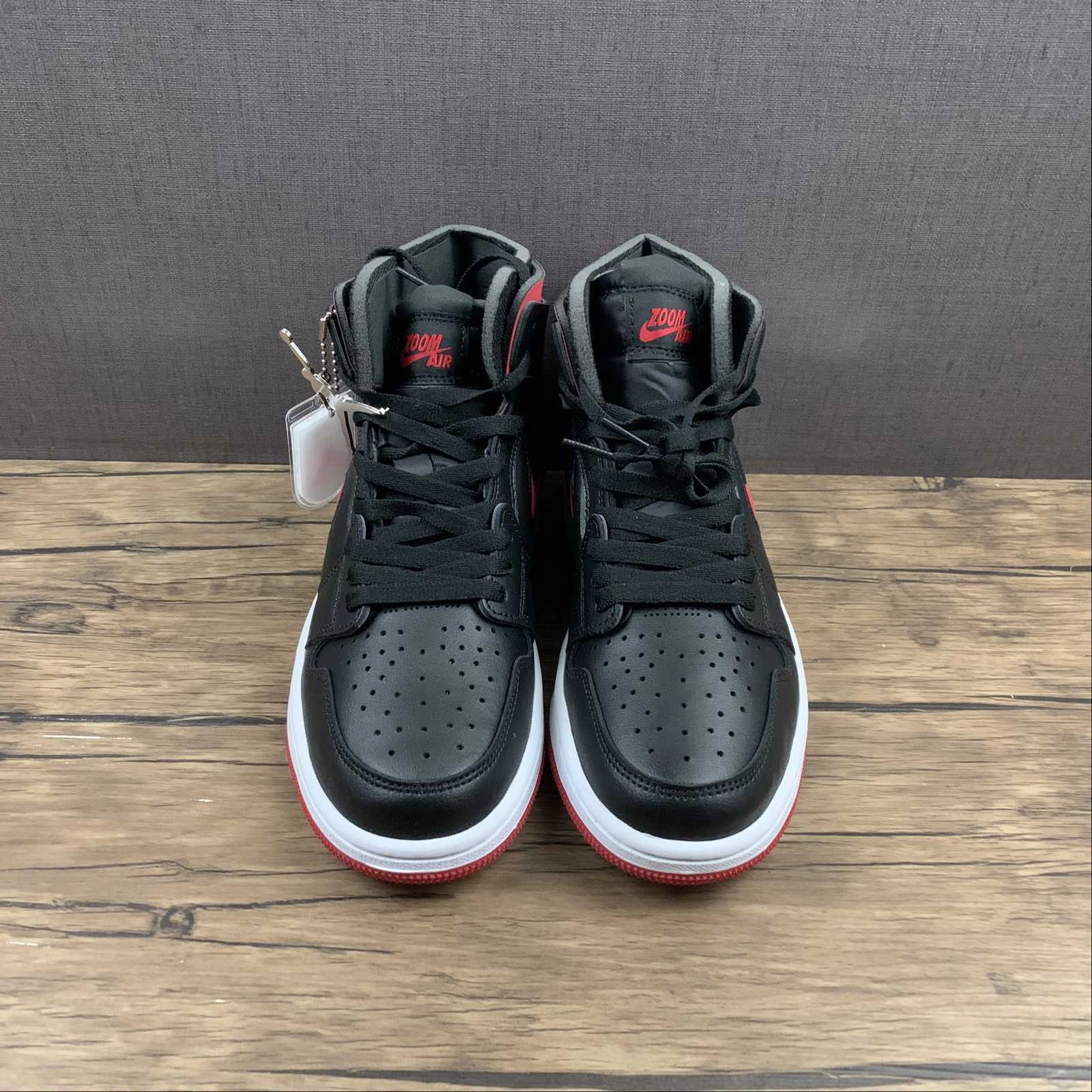 Elevated Design Reactive Rebound Air Jordan 1 High Zoom Comfort Bred University Red Black White CT0979-006