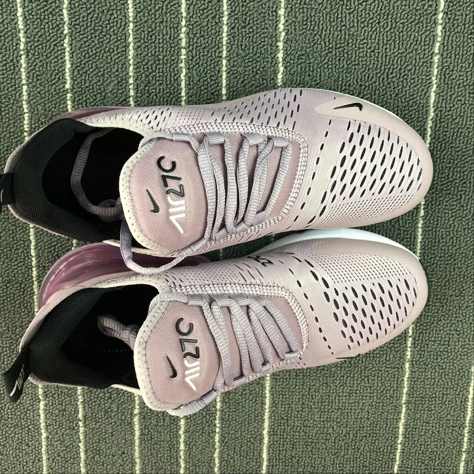 Air Max 270 Pink White Black Elemental 943345-601 beginner - friendly running shoes