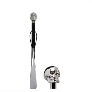 Swarovski Half Skull Shoehorn