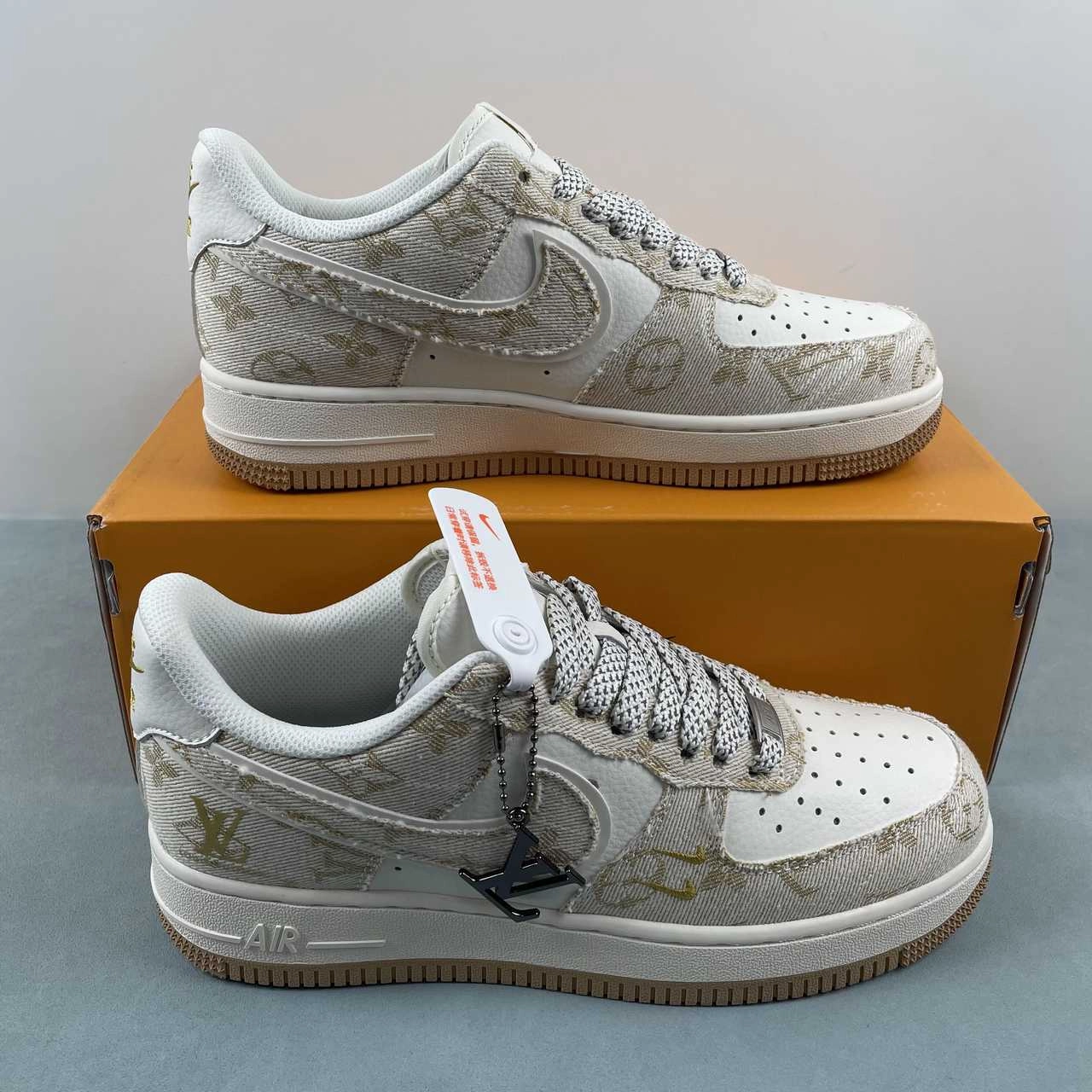 Quick On Walk Free Air Force 1 07 Low LV Yellowish Beige  SJ2088-001