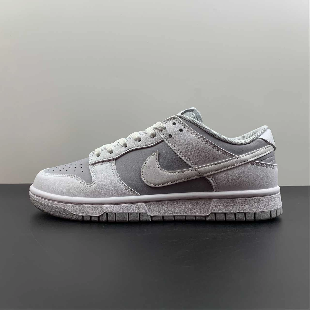SB Dunk Low Retro White Neutral Gray DJ6188-003 Thermoregulation Technology Lightweight Comfort