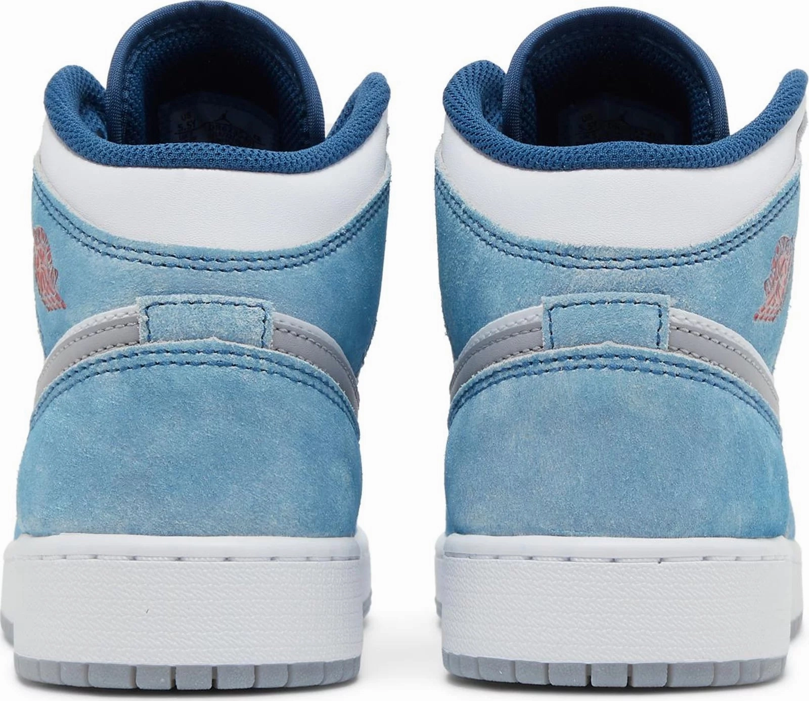 Nike Jordan 1 Mid French Blue GS Sleek Outline On-the-Go Wear