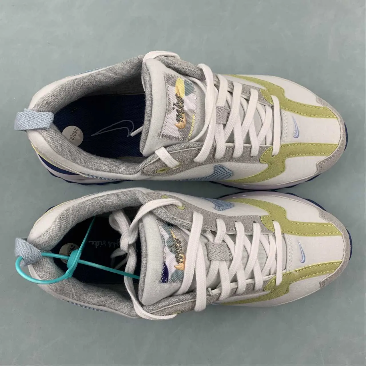 narrow - fit Air Max Dawn Photon Dust Boarder Blue-White DQ5074-041