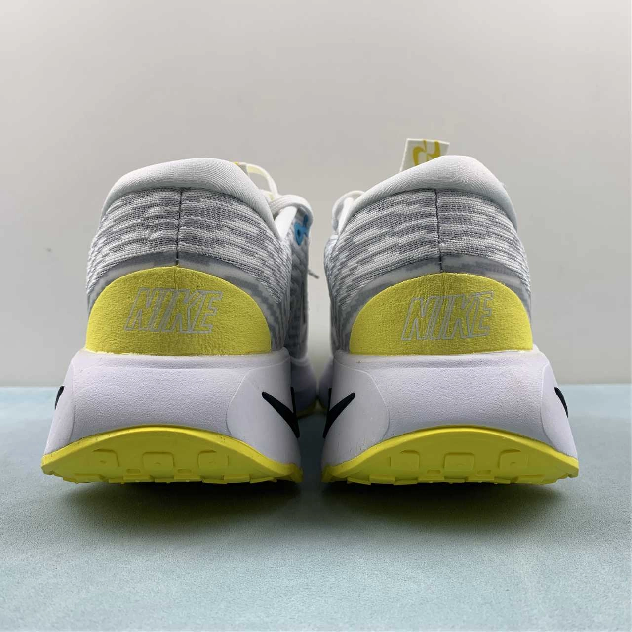 health - improvement running shoes for casual female joggers Nike Motiva White Optical Pure Yellow Platinum DV1238-100