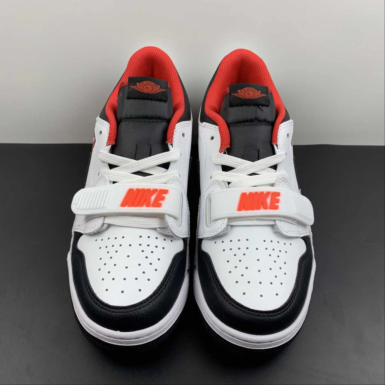 Sneakers Slip On Zero Drop Sole Configuration Air Jordan Legacy 312 Low 23 White Black Red FJ7221-101