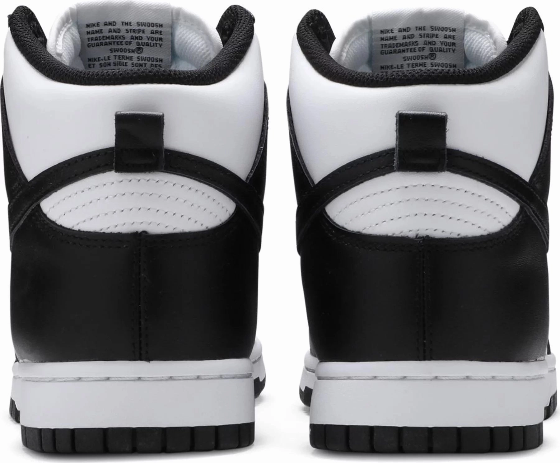 Ultra-soft shock absorption Nike Dunk High Black White/Panda