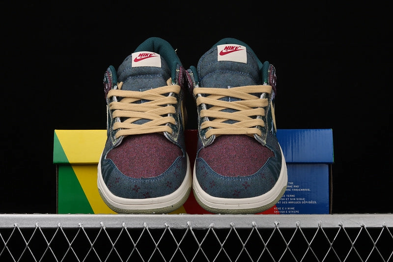 Chill Walk SB Dunk Low SP Lemon Wash Multi Color Blue Red Yellow CZ9747-900