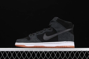 Fast pace Dunk High Premium SB QS Black Black-White-Gm Med Brown 313171-075