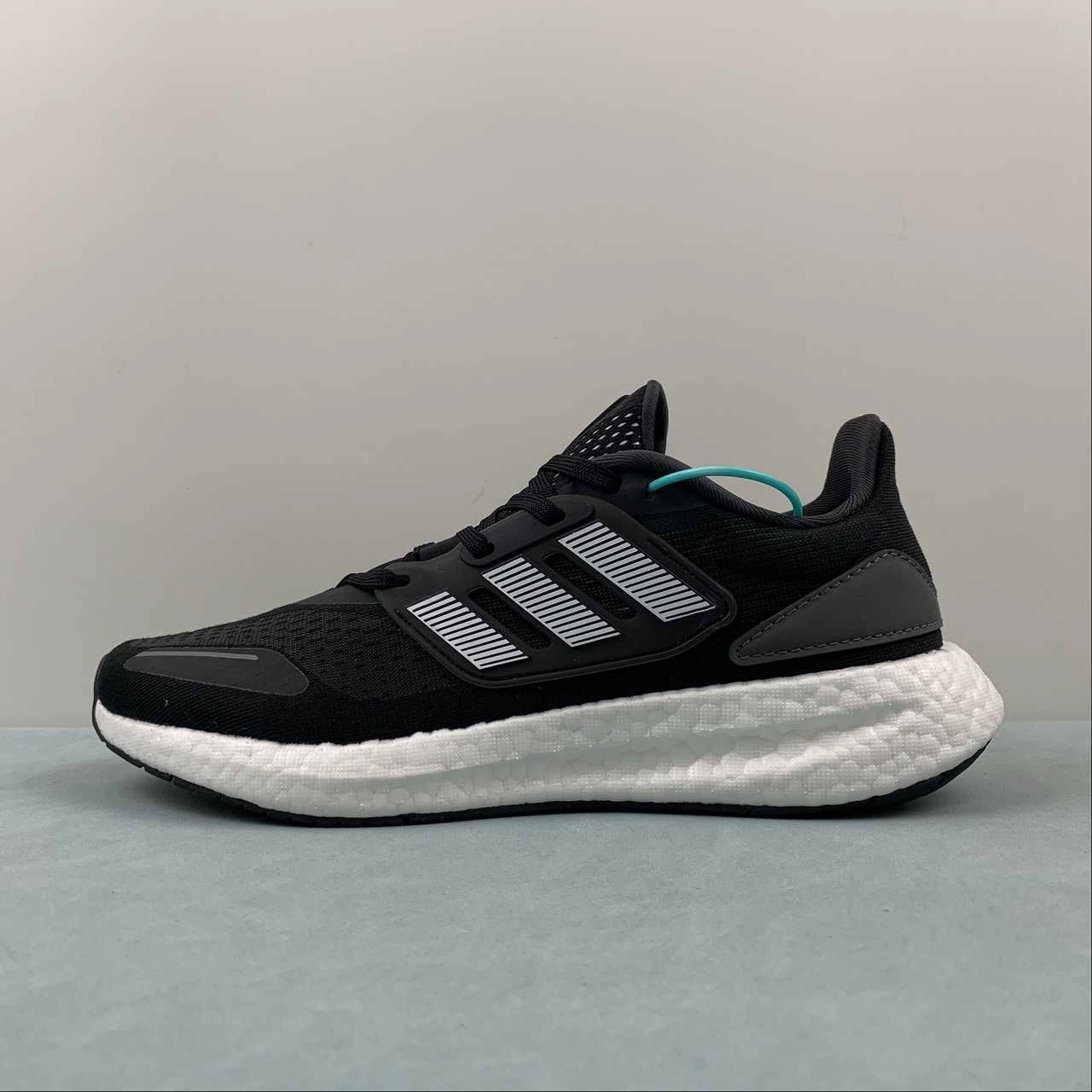 Adidas Pureboost 22 Heat.RDY Core Black Cloud White Grey Four HQ3980 new shoes Cool Weather