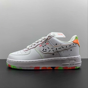 Vibe Up Air Force 1 Low Kids Drawing White Multi-Color DV1366-111