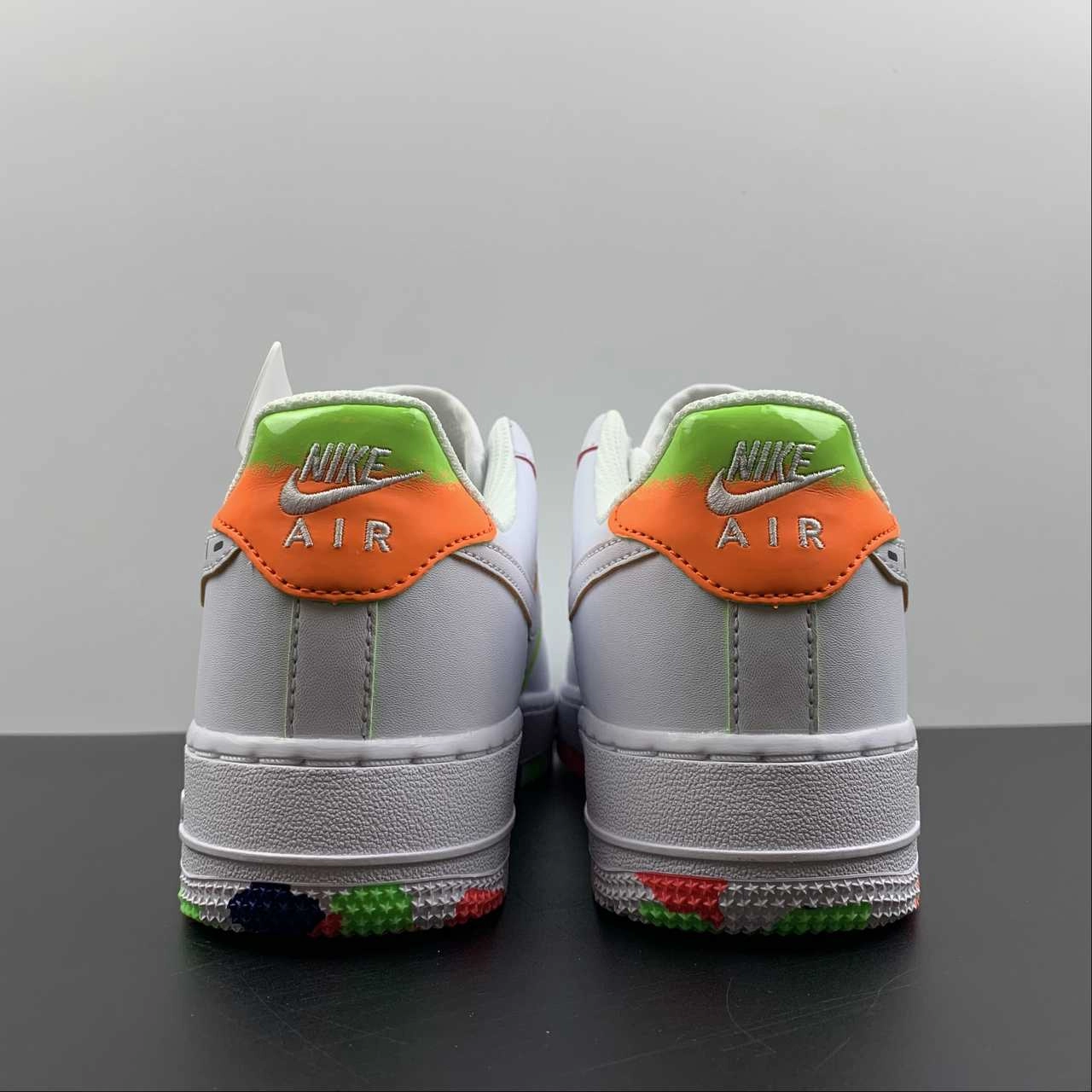 Trail Hike Slip-On Style Air Force 1 Low Kids Drawing White Multi-Color DV1366-111