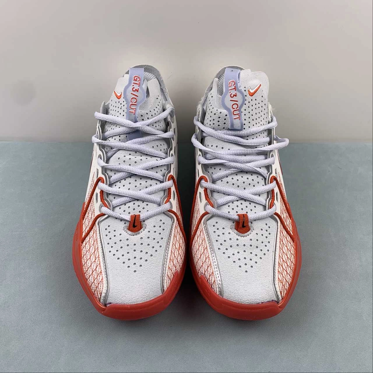 Air Zoom G.T. Cut 3 EP Summit White Picante Red Metallic Silver DV2918-101 Perfect Fit Durable Use