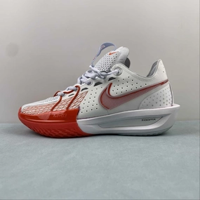 Air Zoom G.T. Cut 3 EP Summit White Picante Red Metallic Silver DV2918-101 Quick Fit Flat Arch