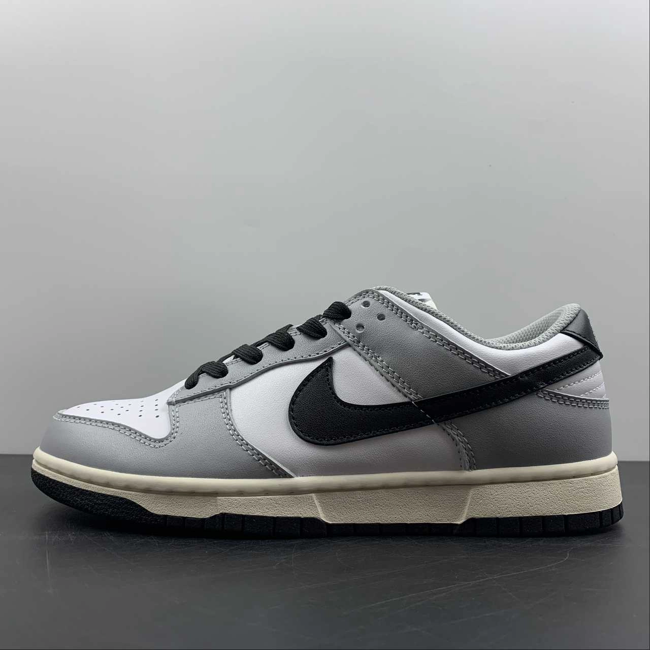 Full Cushion Rubber Toe Guard SB Dunk Low White Light Smoke Gray Black DD1503-117