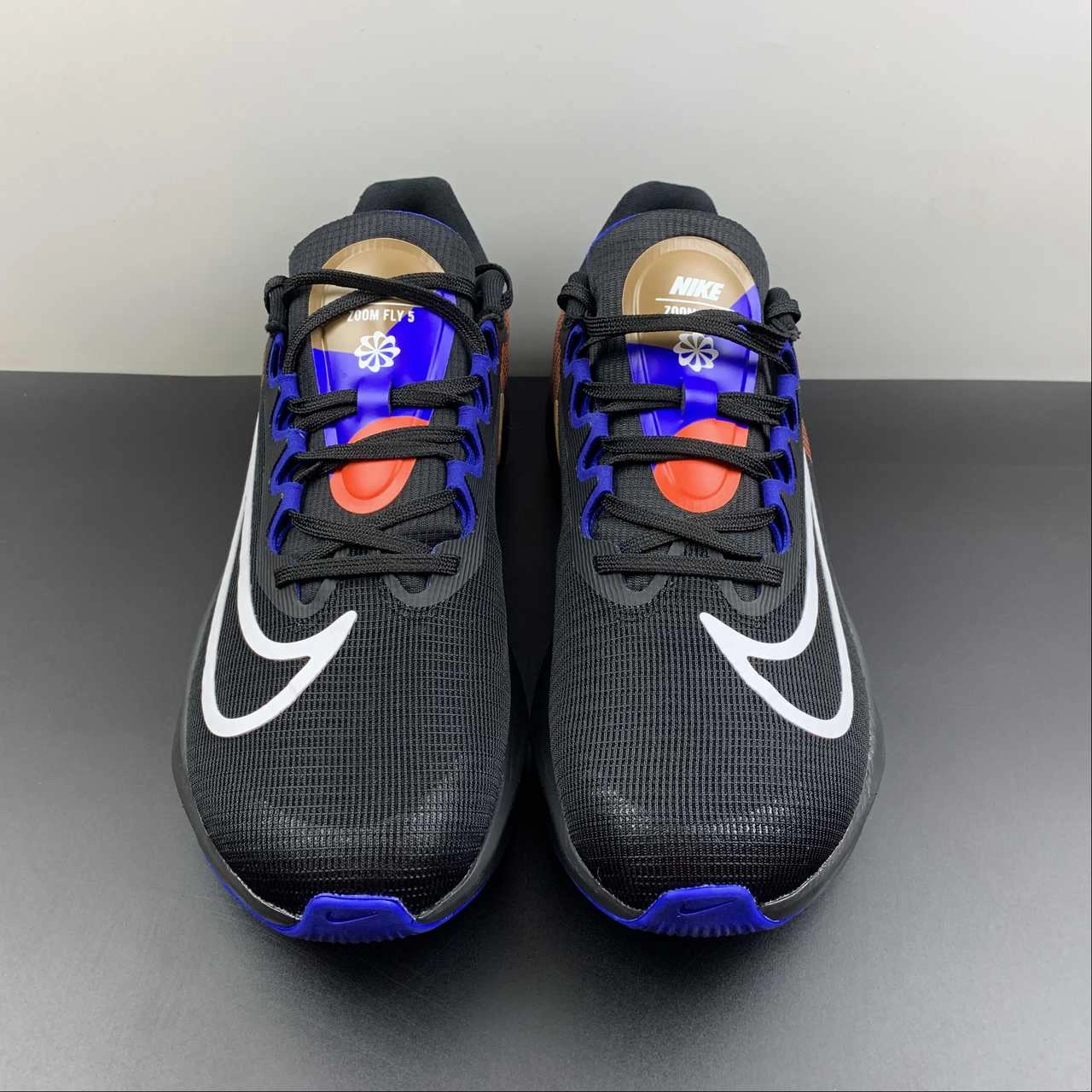 Zoom Fly 5 A.I.R. HOLA LOU Black Phantom-Ale Brown DR9837-001 Anti Odor Foot Hugging