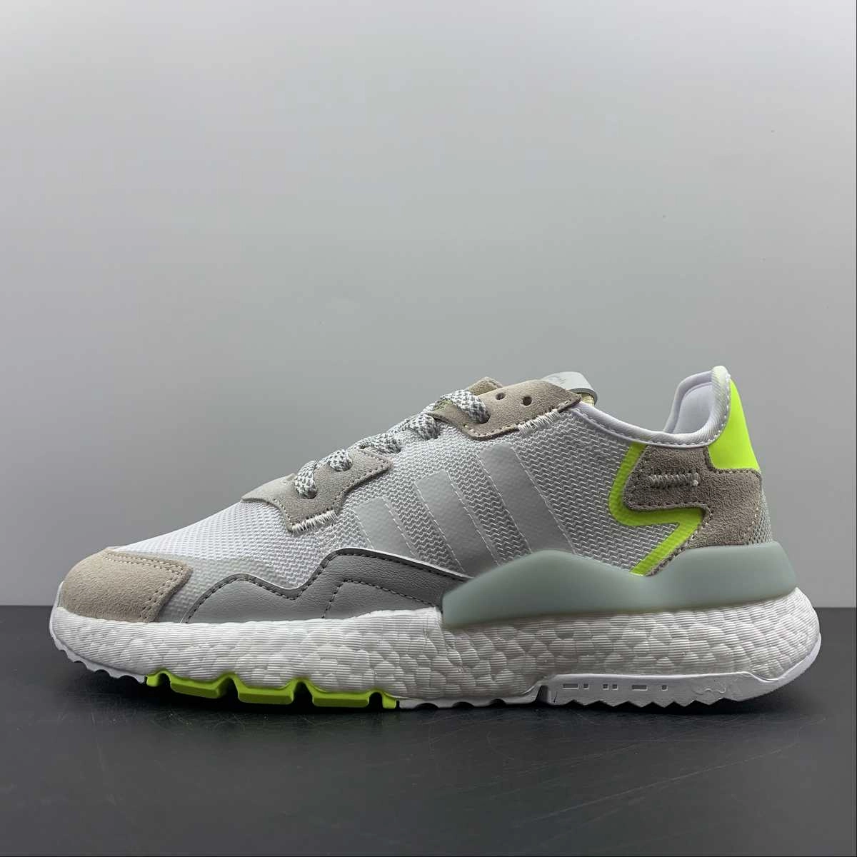Adidas Nite Jogger 3M Grey White-Volt basketball - compatible shoes adaptable shoes