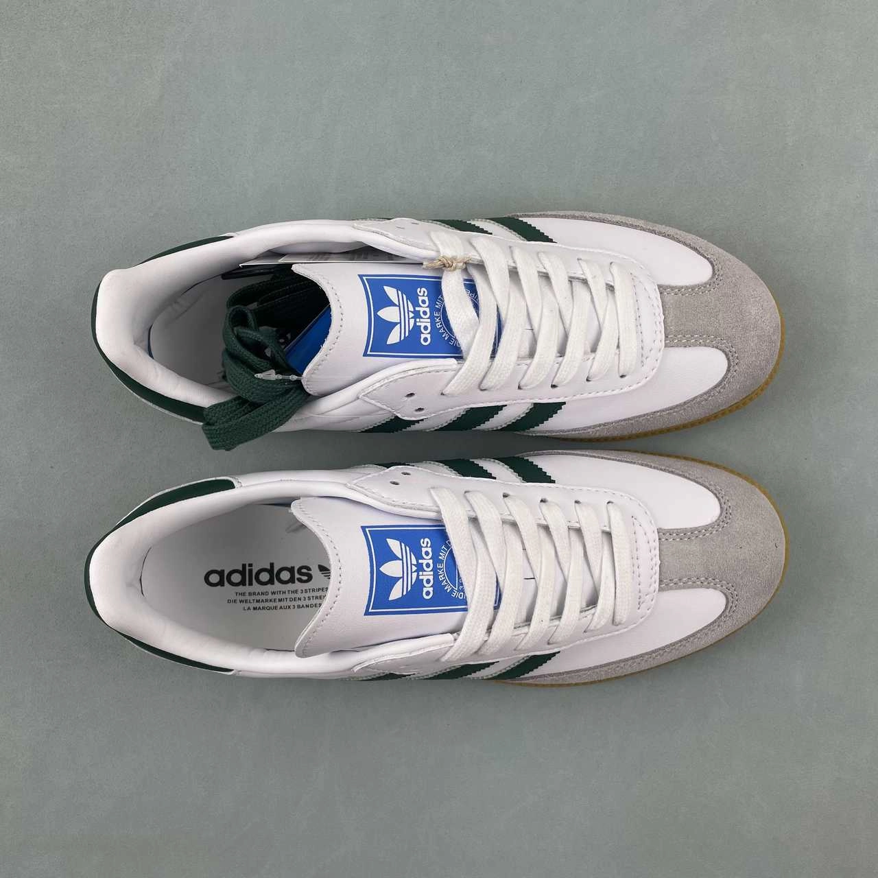 Flexible Construction Seamless Fit Adidas Samba OG Cloud White Collegiate Green Gum IE3437