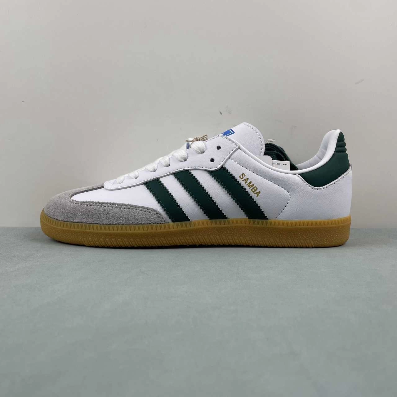 foam Energy return Adidas Samba OG Cloud White Collegiate Green Gum IE3437