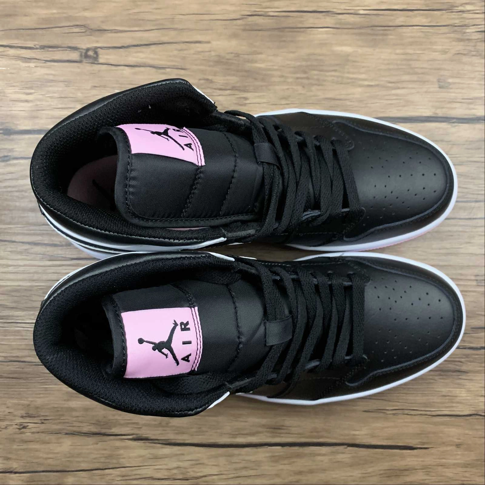 Power Balance Air Jordan 1 Mid Black White Arctic Punch (2021) 555112 061