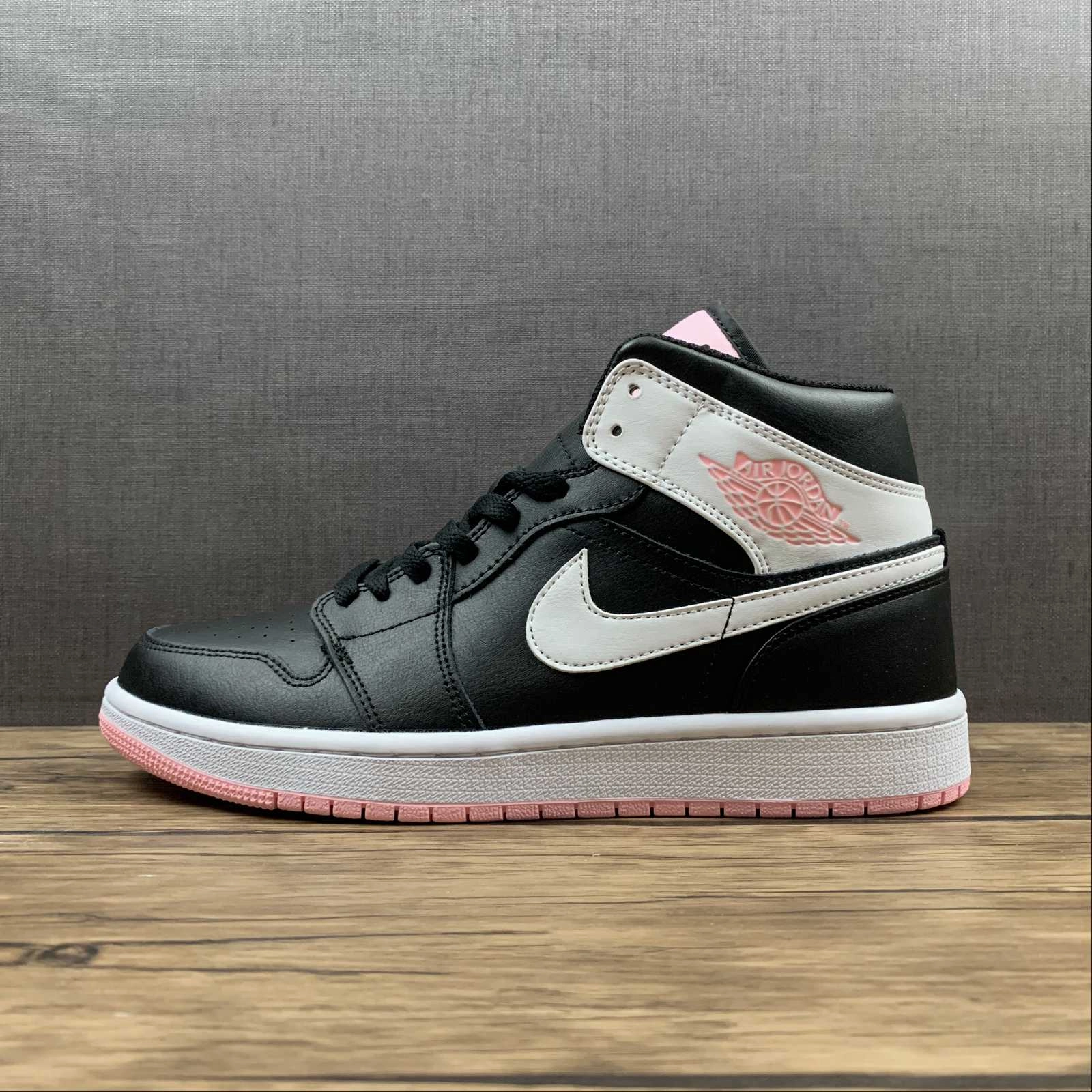 No irritation Air Jordan 1 Mid Black White Arctic Punch (2021) 555112 061