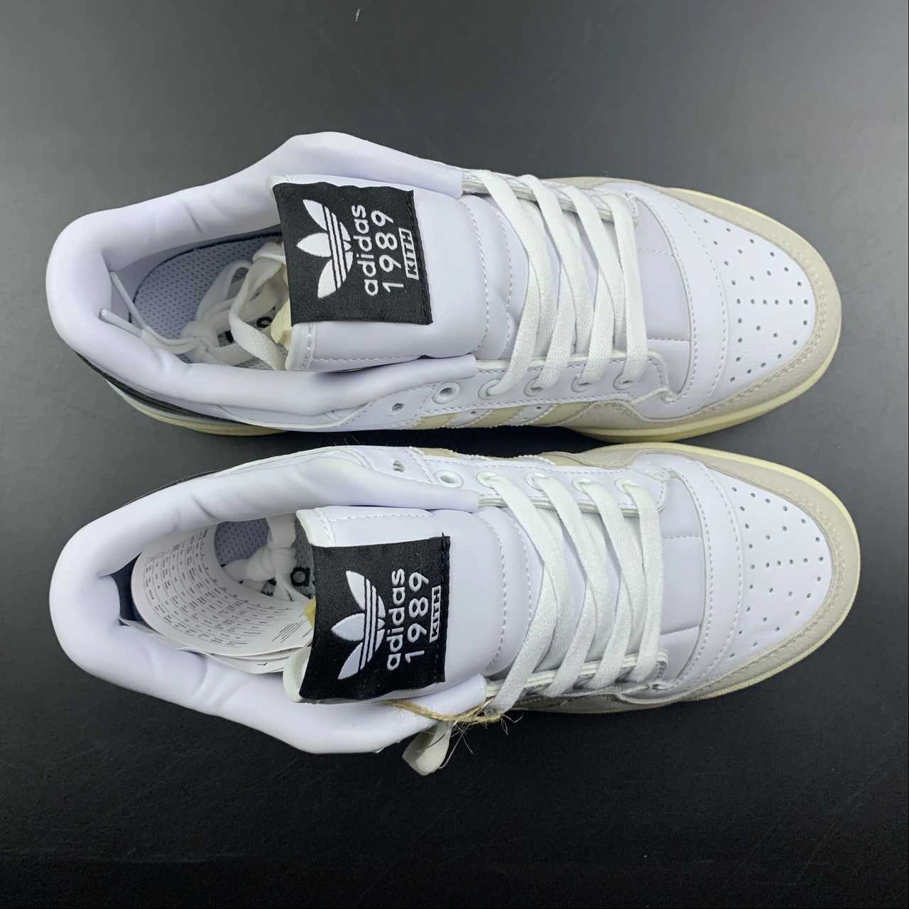 Motion Grip Adidas Forum 84 Low White Beige Black GY2541