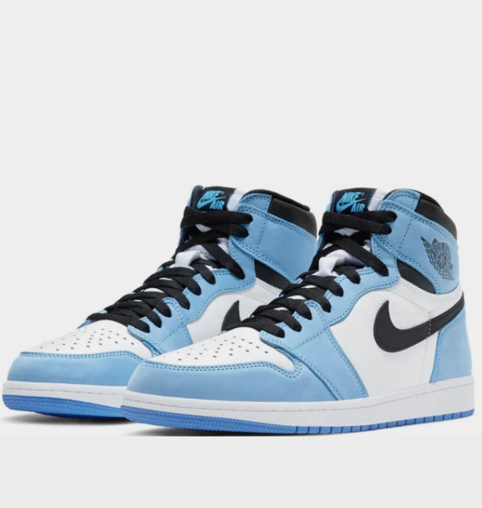 Comfortable Sides Nike Air Jordan 1 High UNC University Blue