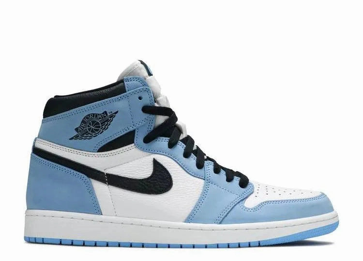 Air Jordan 1 High University Blue Hexagonal Traction Casual Elegance