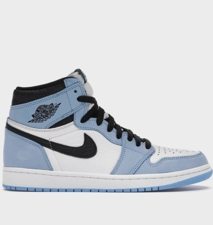 Nike Air Jordan 1 High UNC University Blue Gentle Support Comfort Footwear