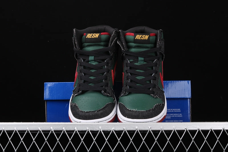 Traction lugs Light Steps Dunk High Premium SB Deep Forest Paprika 313171-362