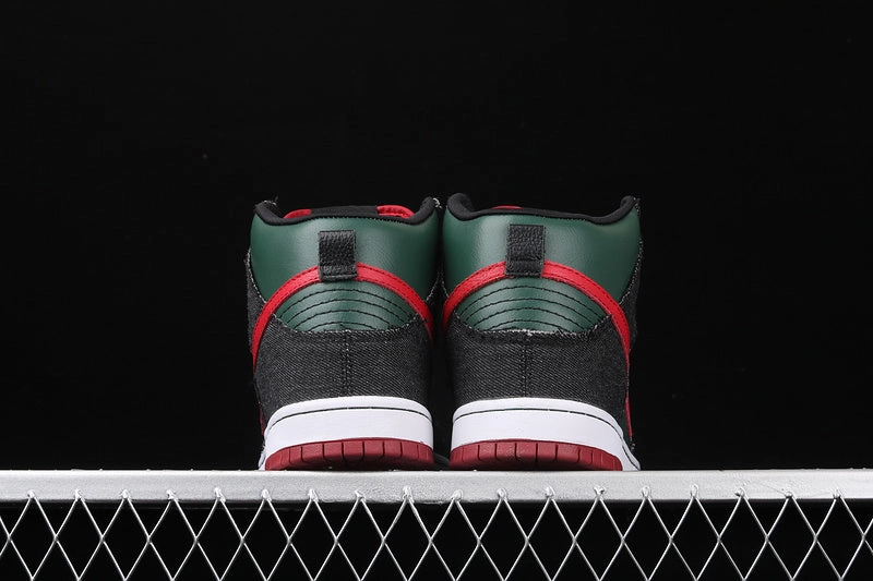 Breathable Inner Lining Running Track Dunk High Premium SB Deep Forest Paprika 313171-362