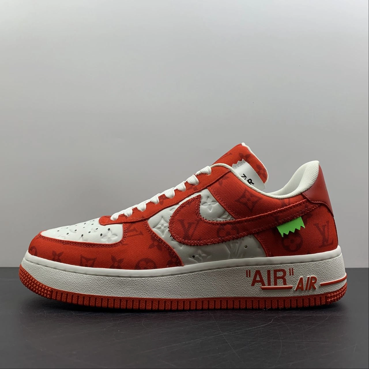Everyday Edge Balanced Style Louis Vuitton Trainer Snaker x Air Force 1 White Red LK0233