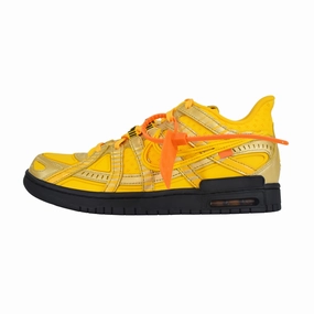 Sculpted durability Nike Rubber Dunk Low x Off-White - University Gold