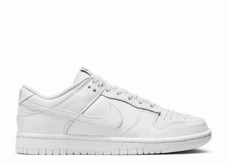 Nike Dunk Low Triple White (W) Comfortable Walking Ergonomic Design