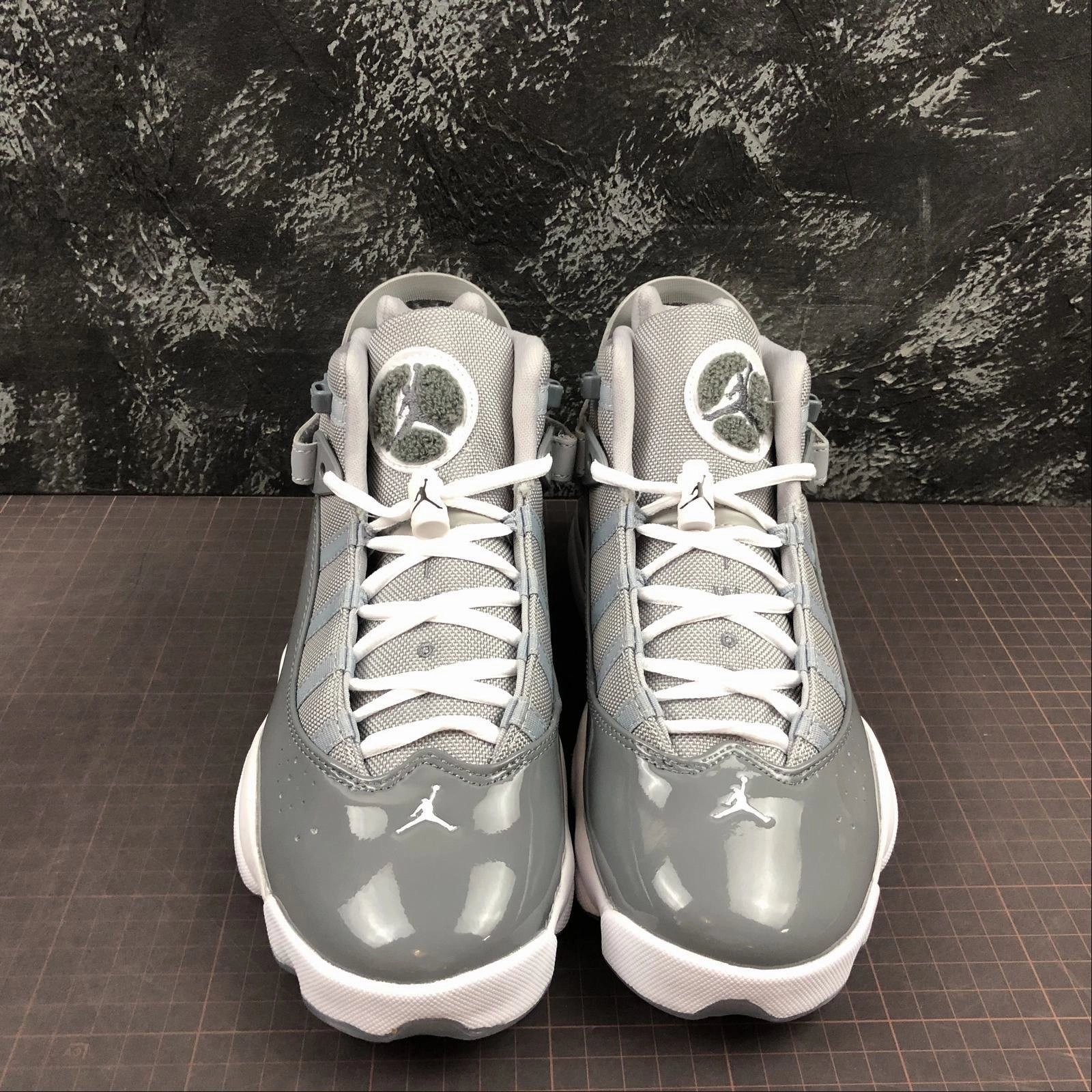 Air Jordan 6 Rings Black White Blue 322992-015 Odor Resistant Lining AirCirculation