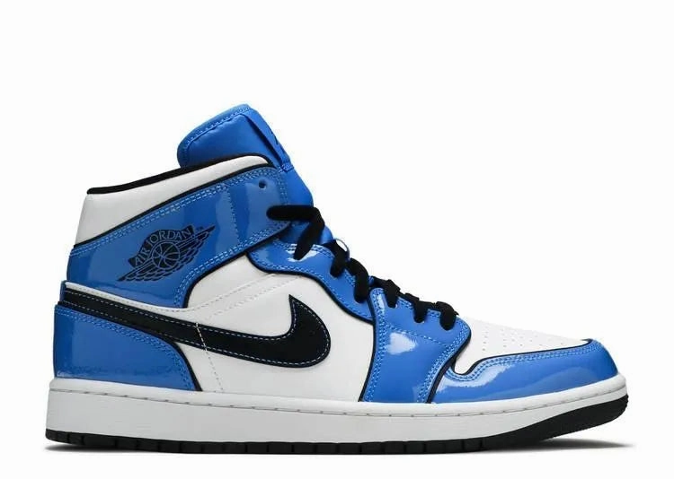 Everyday Move Air Jordan 1 Mid Signal Blue