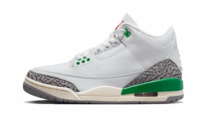 Elastic Band Barefoot feel Air Jordan 3 Retro Lucky Green