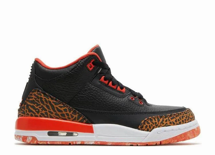 Multi Directional Grip Sole Stability Jump Air Jordan 3 Tiger (GS)