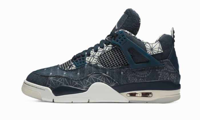 Air Jordan 4 Retro SE Deep Ocean Compression Knit Upper