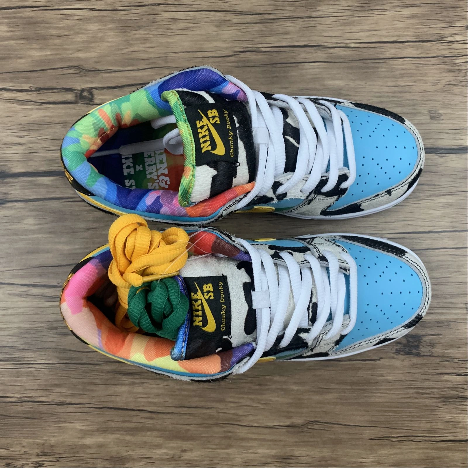 Micro Grip Tread Pattern No-Slip Grip Ben Jerrys x Dunk Low SB Chunky Dunky CU3244 100