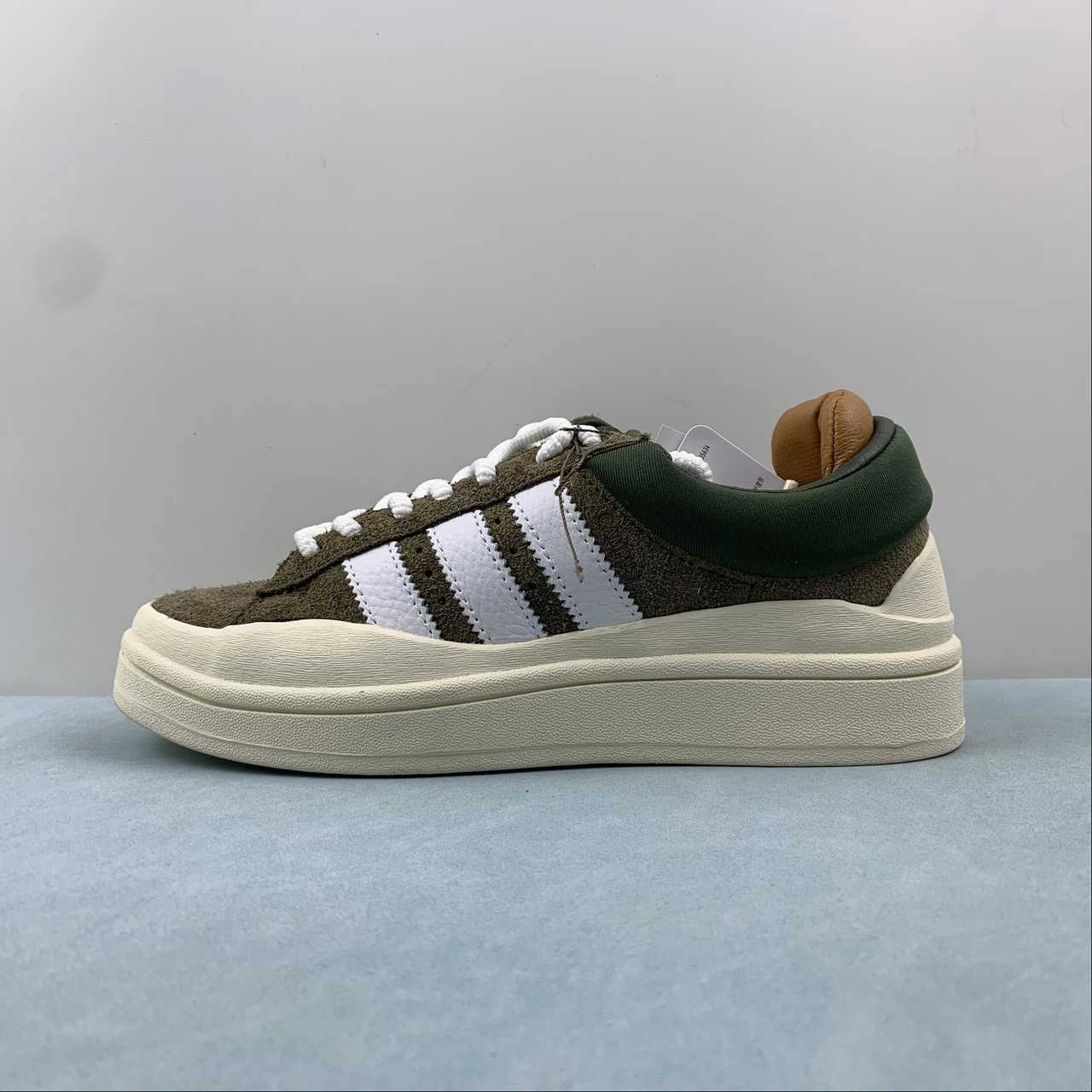 Bad Bunny x Adidas Campus Light Wild Moss Blue Tint Cream White ID7950 ArchSupport