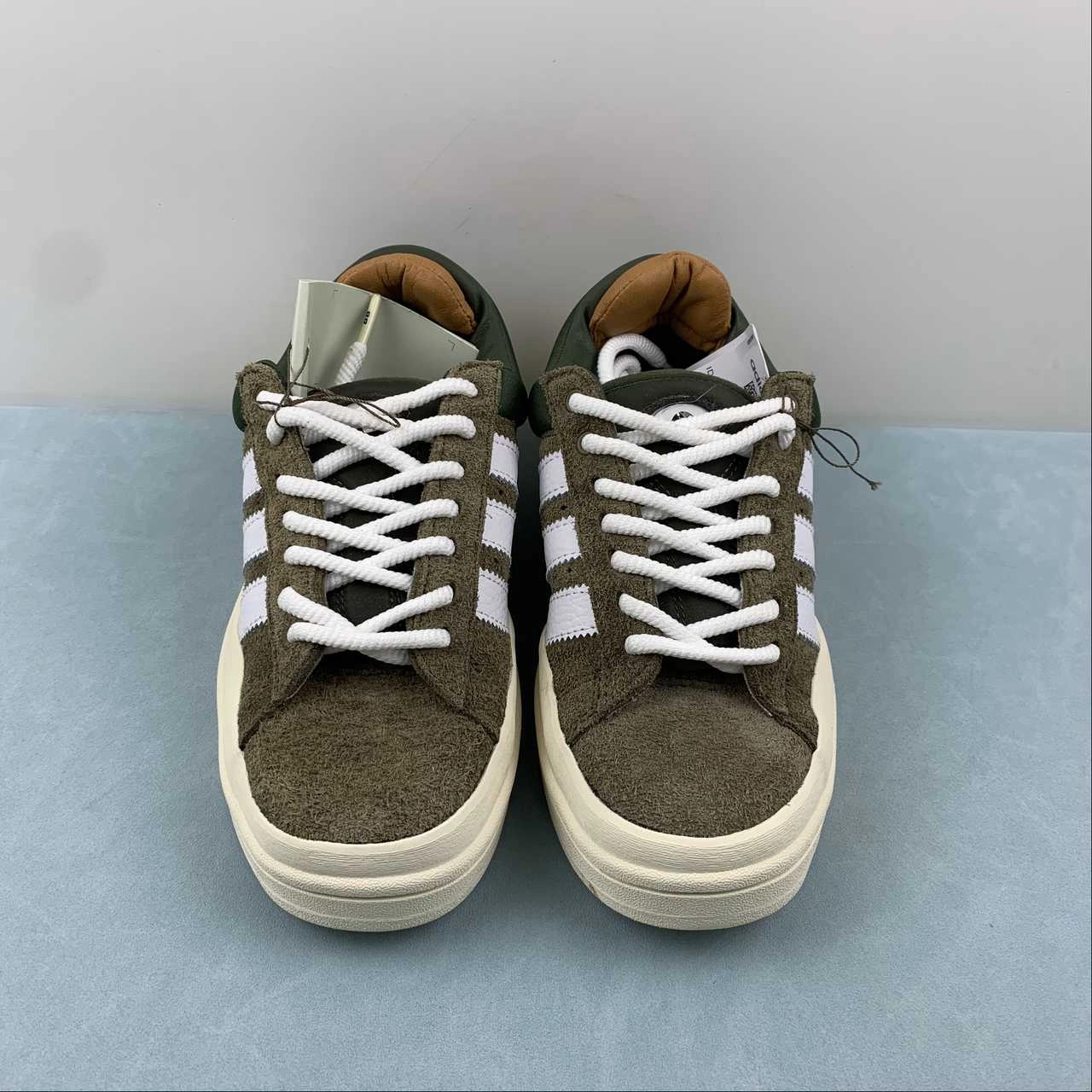 Weekend Look Bad Bunny x Adidas Campus Light Wild Moss Blue Tint Cream White ID7950