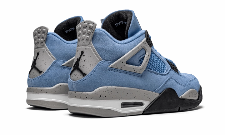 Zip Design Air Jordan 4 Retro University Blue