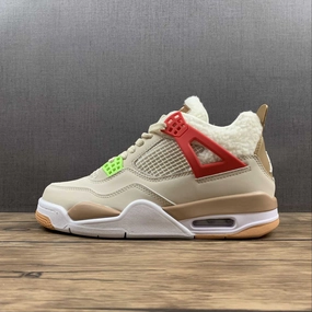 Air Jordan 4 Retro Where The Wild Things Are Pearl White Gym Red Lime Glow Dark Driftwood DH0572-264 Energy Return Tech Performance Daily