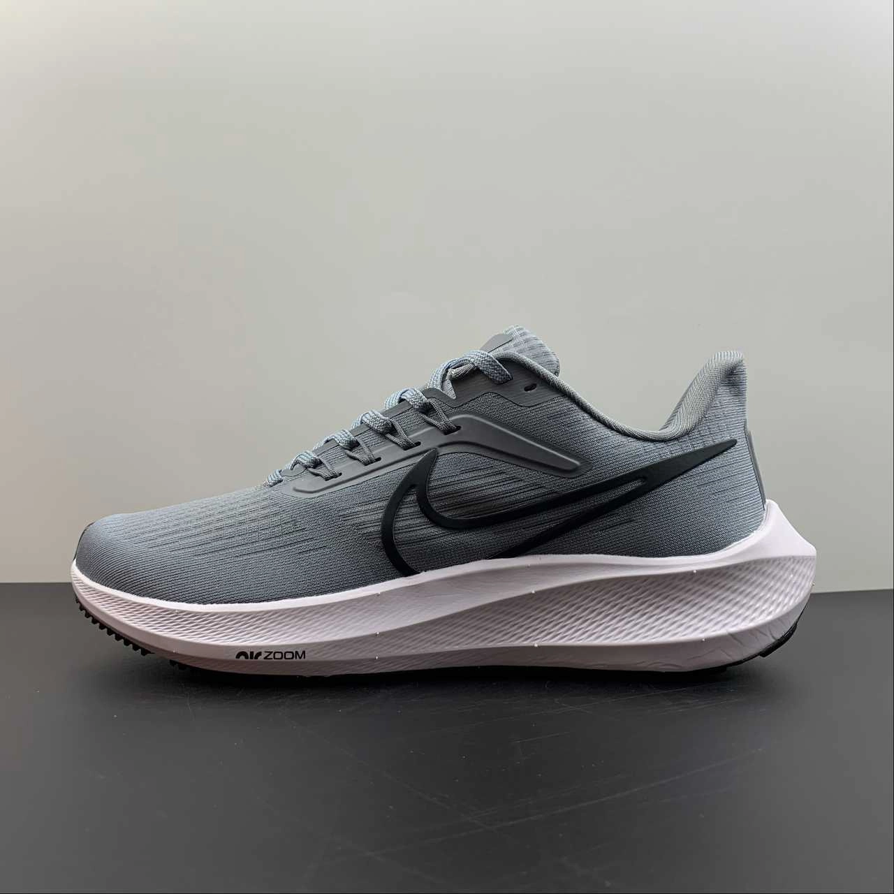 Air Zoom Pegasus 39 Smoke Grey White-Black DH4071-005 Travel Friendly