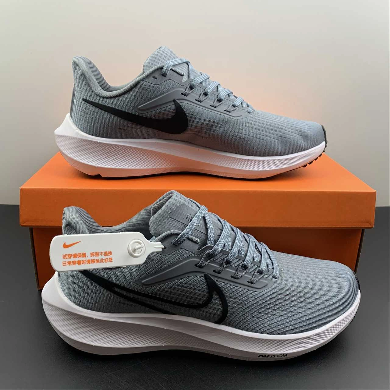 Rapid Move Air Zoom Pegasus 39 Smoke Grey White-Black DH4071-005