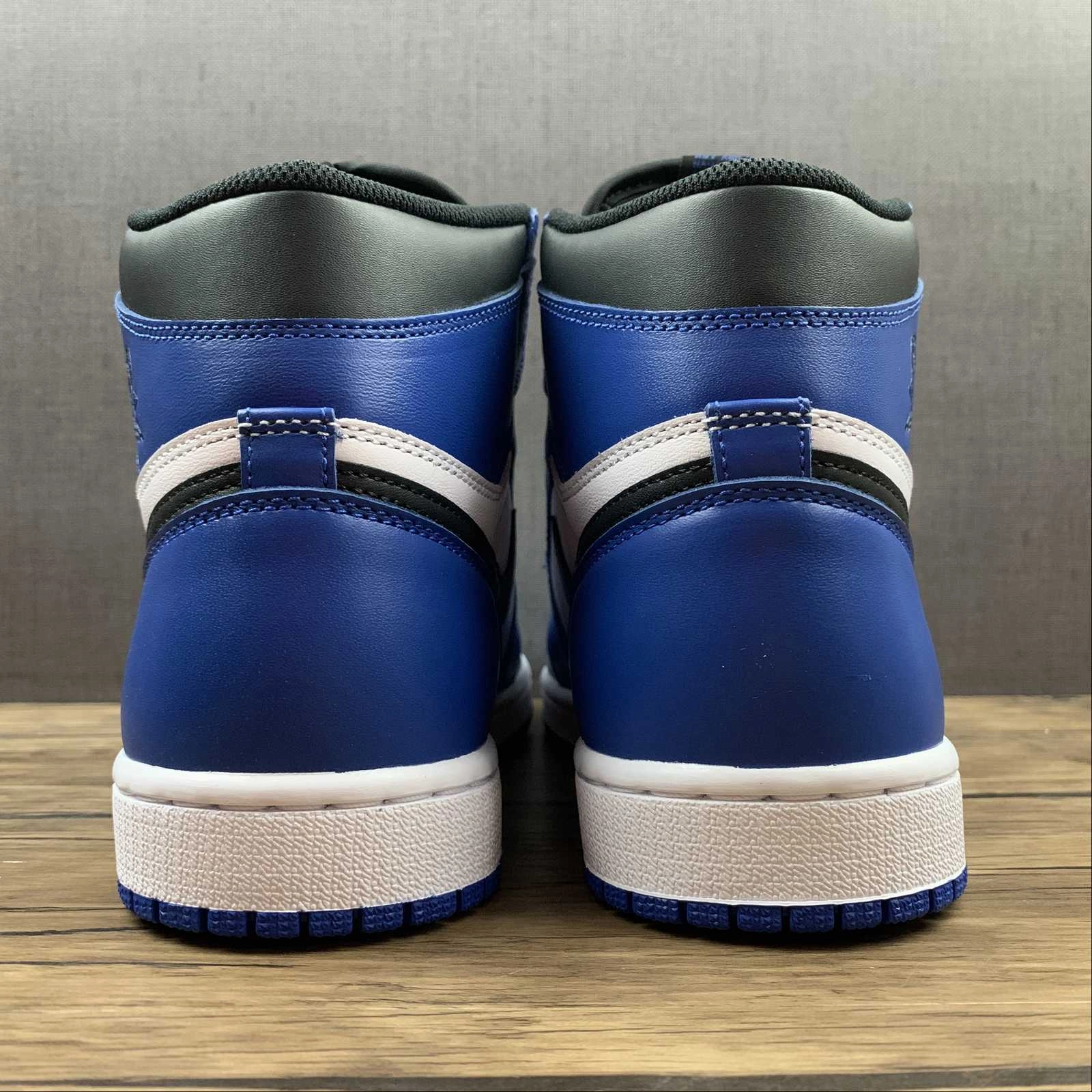 Air Jordan 1 Retro High OG Game Royal Black-Summit White (2021) 555088-403 Comfortable Tongue Comfort Soles