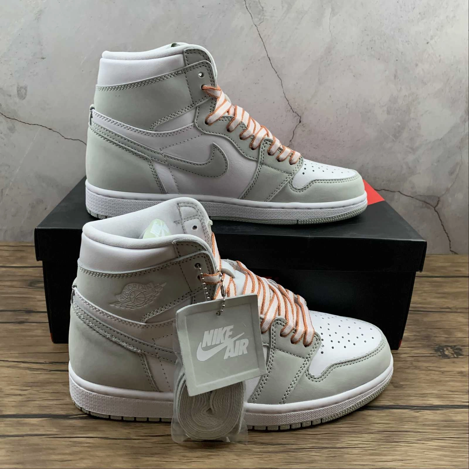 Air Jordan 1 Retro High OG White Sea Foam (2021) CD0461-002 AdjustableFit Trendy Look